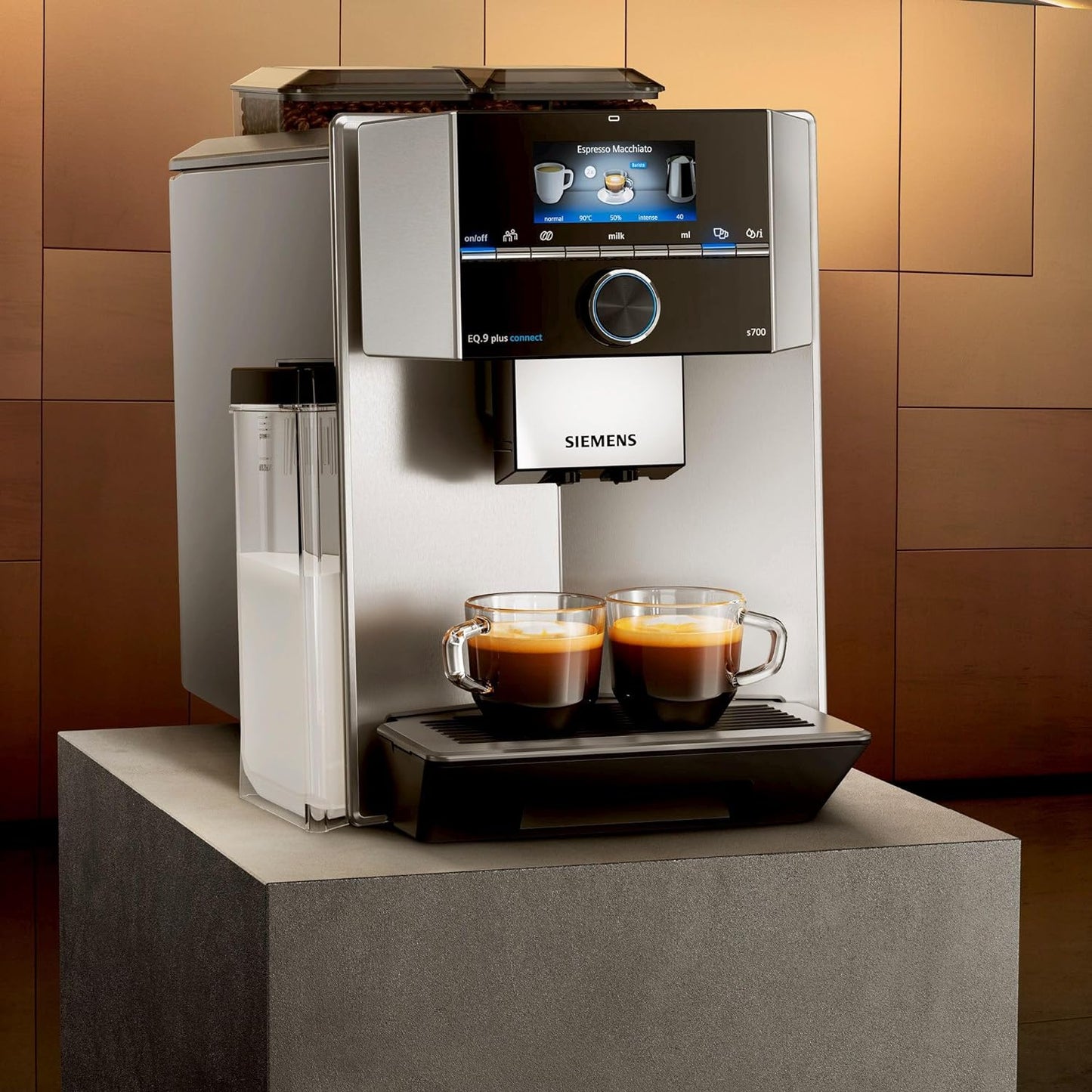 Siemens EQ.9 plus connect s500 (TI9558X1DE) inkl. MAROMAS Kaffeebohnen Probierpack