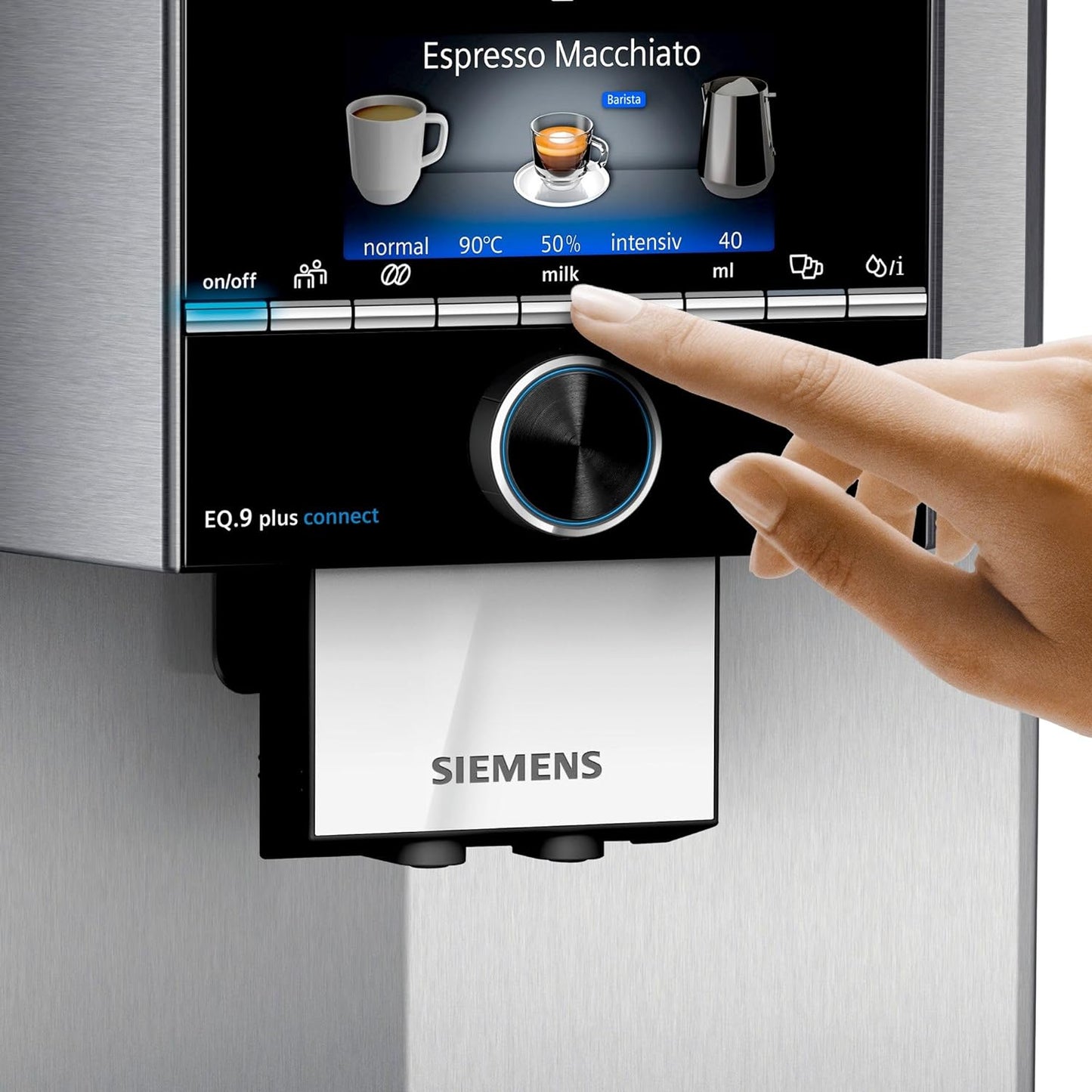 Siemens EQ.9 plus connect s500 (TI9558X1DE) inkl. MAROMAS Kaffeebohnen Probierpack